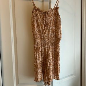 American Eagle floral yellow romper